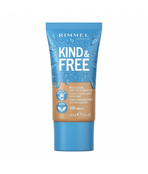 Base Cremosa per il Trucco Rimmel London Kind & Free 160-vanilla (30 m