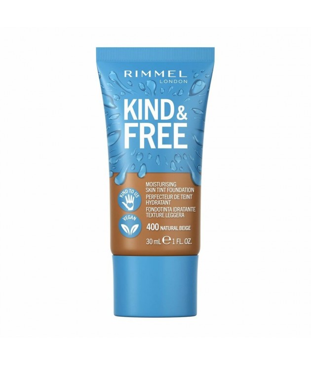 Base de Maquillage Crémeuse Rimmel London Kind & Free 400-natural beige (30 ml)