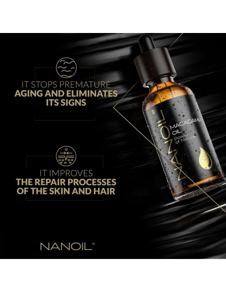 Lichaamsolie Nanoil Power Of Nature Macadamianootolie (50 ml)