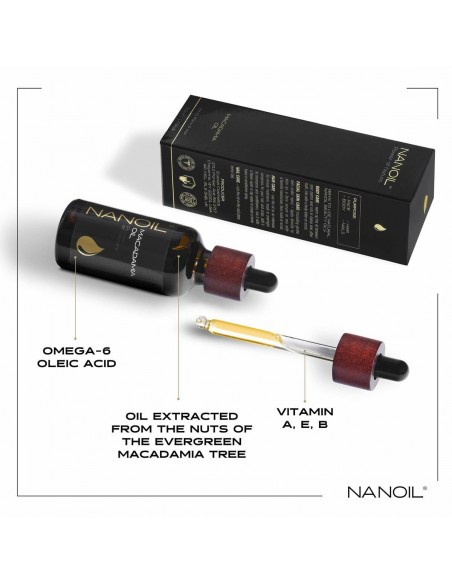 Lichaamsolie Nanoil Power Of Nature Macadamianootolie (50 ml)