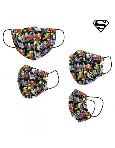 Masque en tissu hygiénique réutilisable DC Comics Enfant Noir