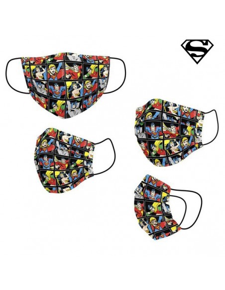 Masque en tissu hygiénique réutilisable DC Comics Enfant Noir