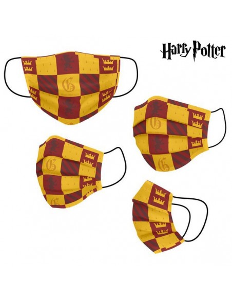 Masque en tissu hygiénique réutilisable Harry Potter Enfant Jaune