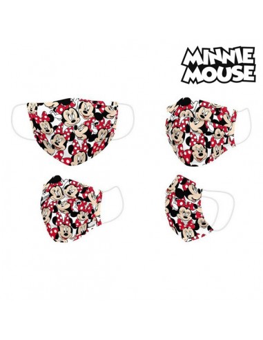 Hygiënisch masker Minnie Mouse Kinderen Rood