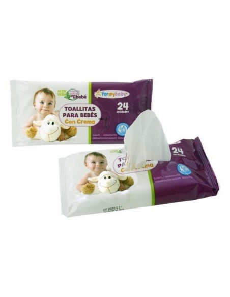 Moist Wipes For my Baby With aloe vera (24 uds)