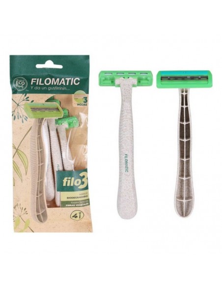 Manual shaving razor Bio Triple (4 pcs)