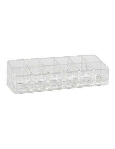 Organizador de Maquillaje DKD Home Decor Acrílico (17 x 6.3 x 4.5 cm)