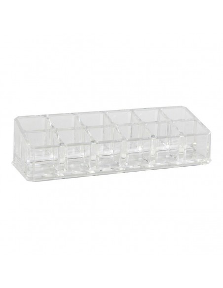 Organizador de Maquillaje DKD Home Decor Acrílico (17 x 6.3 x 4.5 cm)